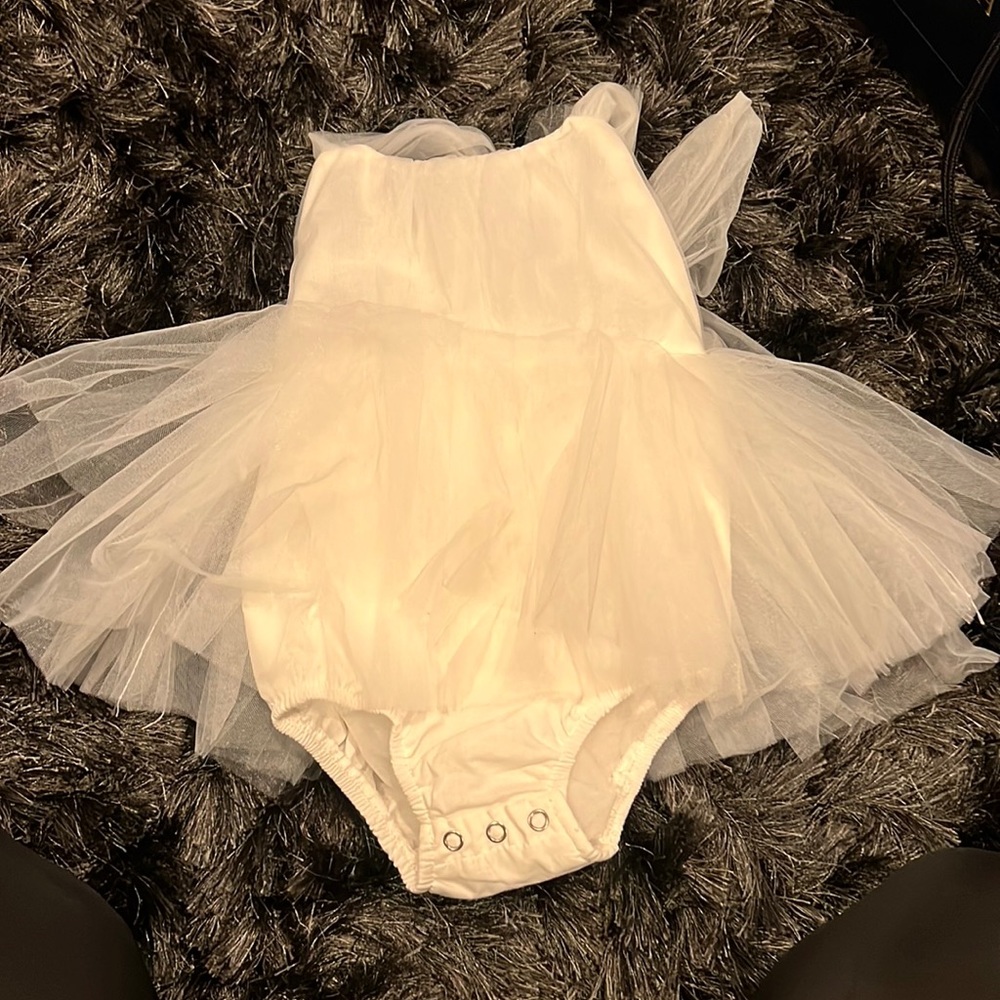 Arabella and Rose white tutu dress
